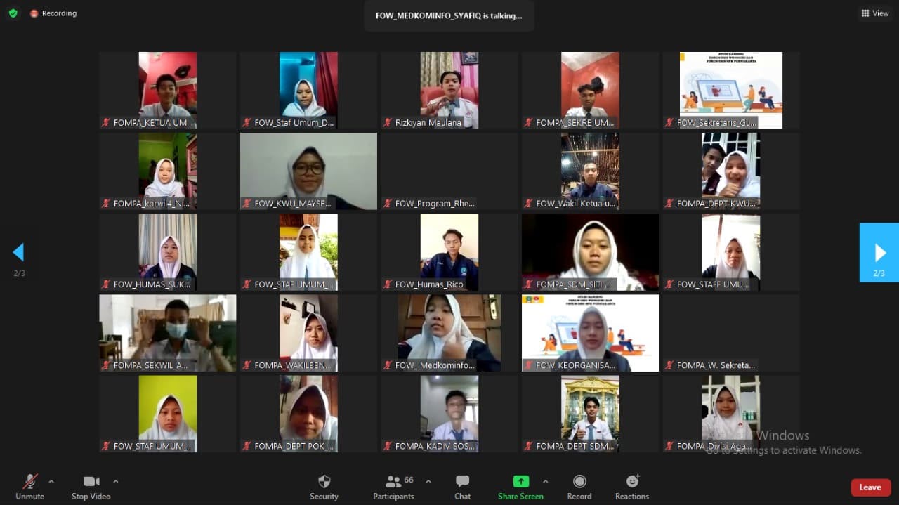 Kolaborasi Pelajar Wonogiri dan Purwakarta Perkuat Leadership di Era Digital