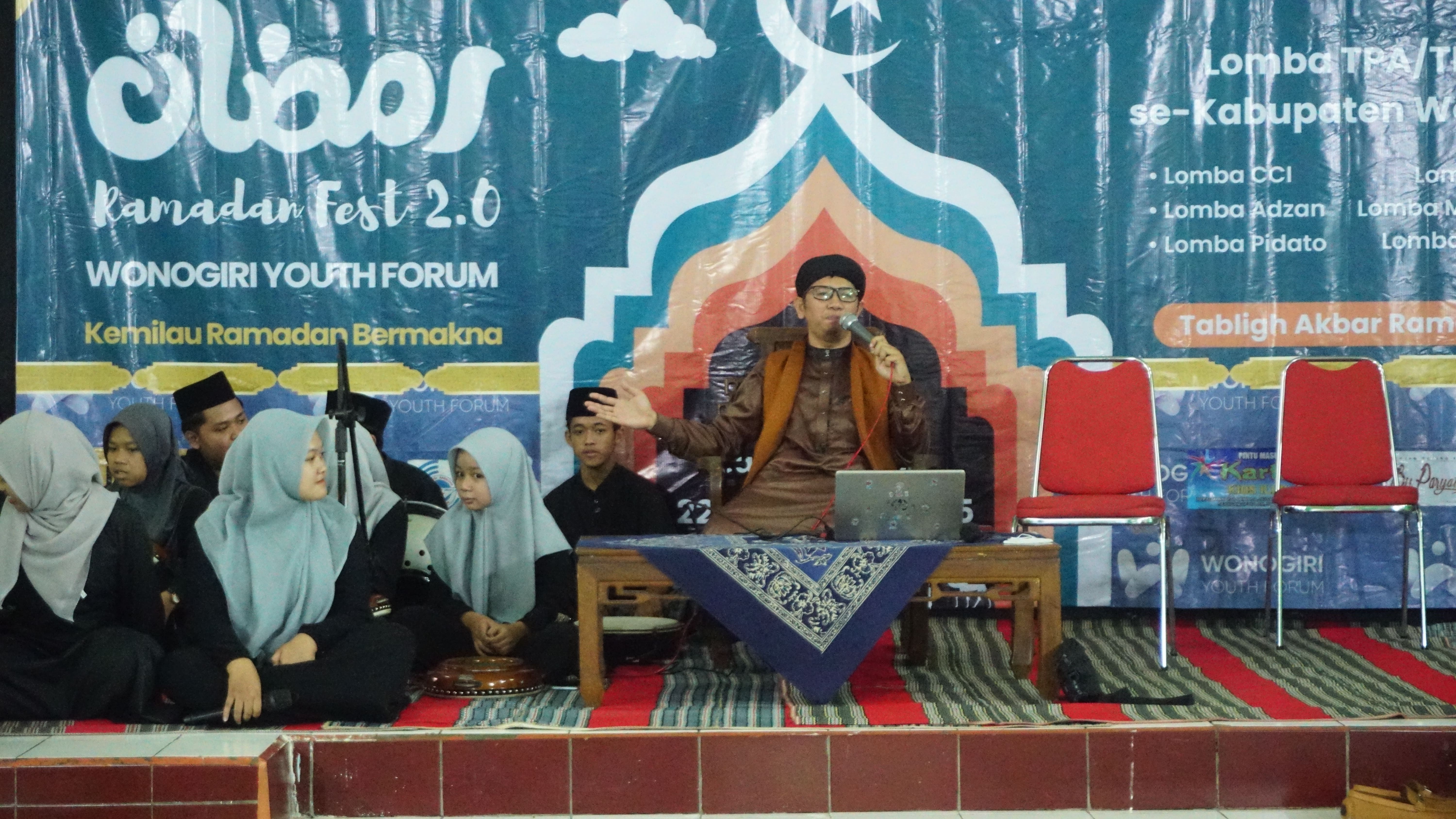  Tabligh akbar Wonogini Youth Forum sinergi pemuda memperbaiki diri di bulan ramadhan yang suci, merajut kebersamaan  dalam bingkai iman dan taqwa