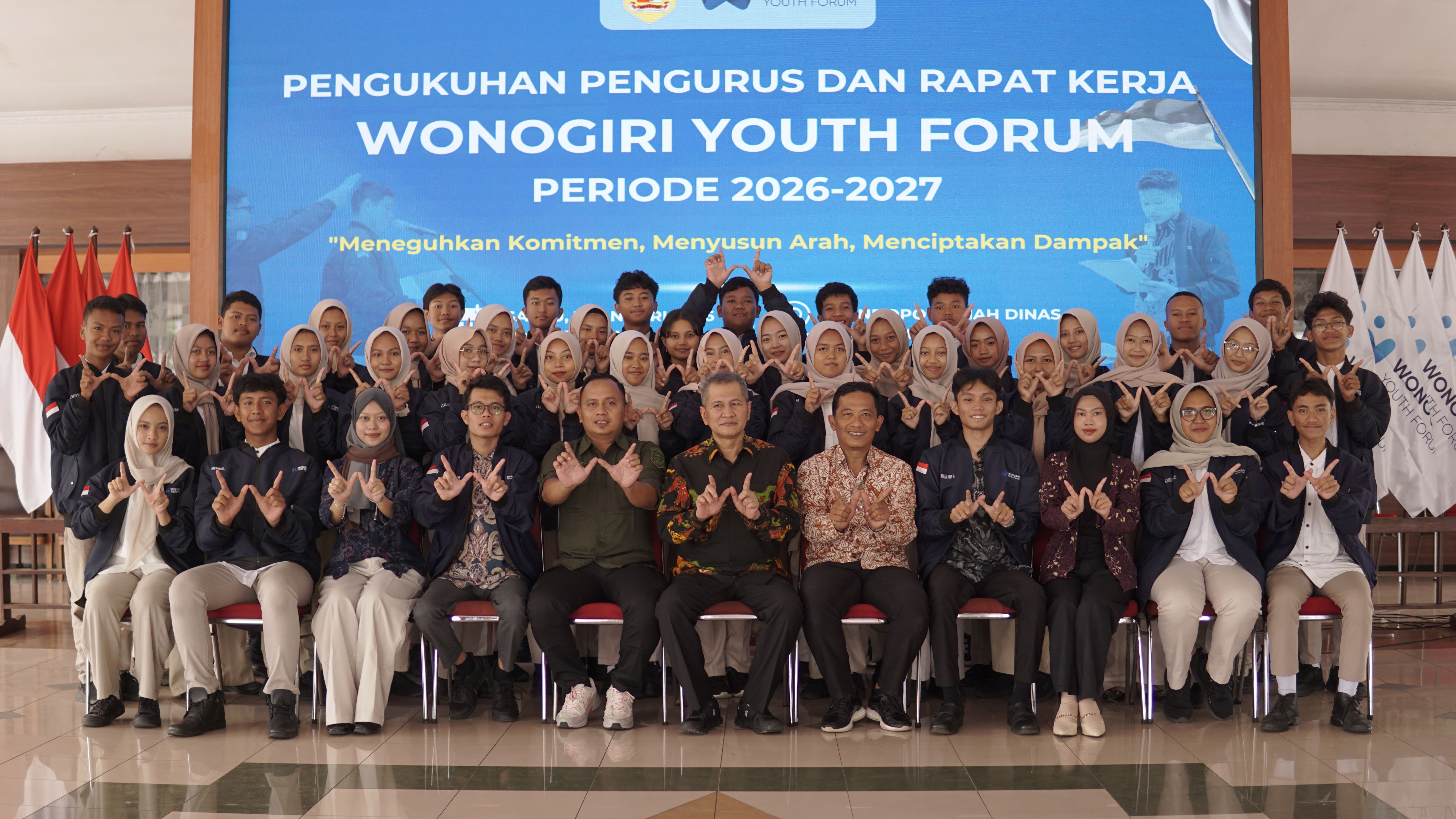 Bupati Wonogiri Hadiri Pengukuhan Pengurus Wonogiri Youth Forum Periode 2026-2027