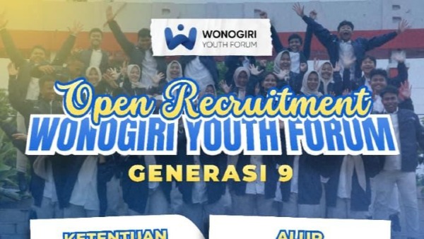 Open Recruitment Wonogiri Youth Forum Generasi 9